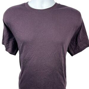 Men’s Alternative Apparel Classic Crewneck Go-To Tee Shirt (Dark Purple)